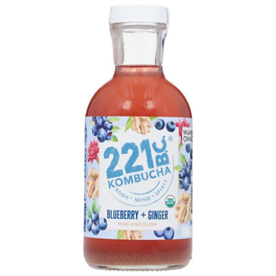 221bc Kombucha Blueberry Ginger - 16 FZ - Image 2