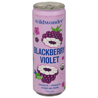 Wildwonder Sparkling Drink Blackberry Violet - 12 FZ - Image 2
