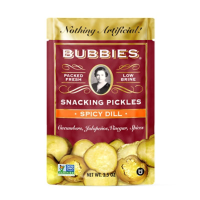 Bubbies Pickles Spicy Snacking - 3.5 OZ - Image 1