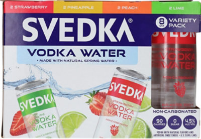 Svedka Water Variety 8pk - 8-355 ML - Image 4