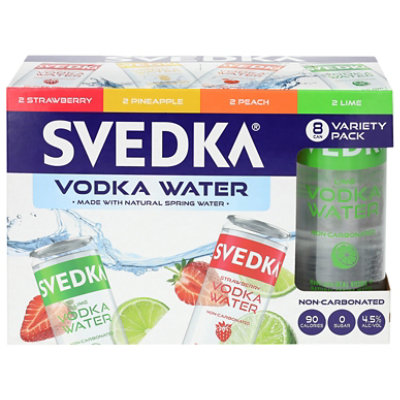 Svedka Water Variety 8pk - 8-355 ML - Image 1