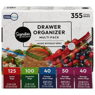 Signature Select Storage Bag Multi Pack 355 Ct - 355 ct - Image 2