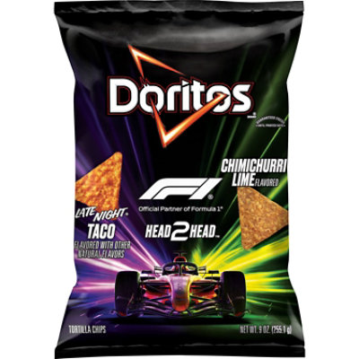 Doritos Tortilla Chips Loaded Taco And Chimichurri Lime, 9 Oz - 9 oz - Image 1