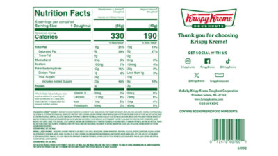 Krispy Kreme Strawberries And Kreme Doughnuts - 0.61 lb - Image 2