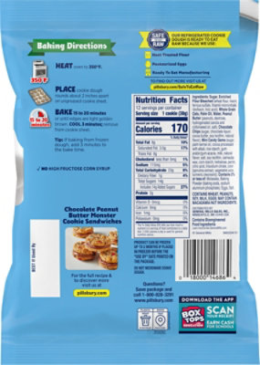 Pillsbury Monster Cookie Dough 12 Count   16 Oz - 16 oz - Image 5