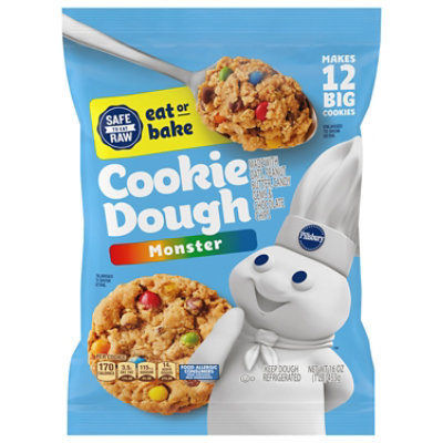 Pillsbury Monster Cookie Dough 12 Count   16 Oz - 16 oz - Image 1