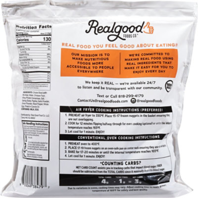 Realgood Lightly Breaded Chicken Nuggets 36oz - 36 OZ - Image 5
