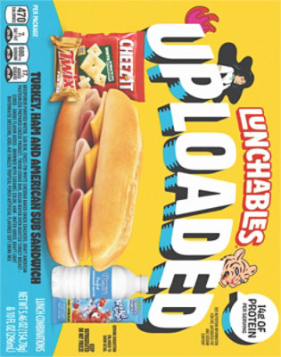 Oscar Mayer Lunchables Turkey Ham & American Sub Sandwich Snack Kit 15.46 Oz - 15.46OZ - Image 5