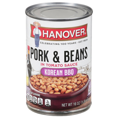 Hanover Korean Bbq Pork N Beans 16oz - 16 oz - Image 1