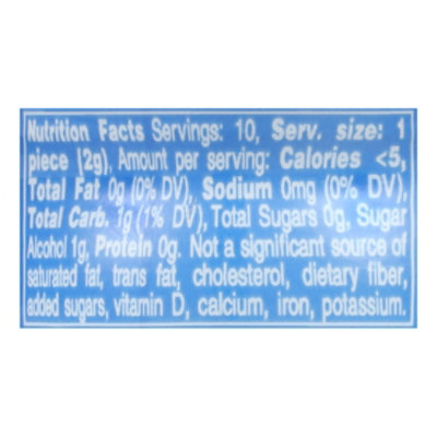 Sugarfree Fresh Mint Gum - 10 ct - Image 3