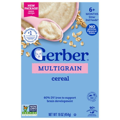 Us Gerber Multigrain Cereal 16 Oz/454g Box - 16 oz - Image 1