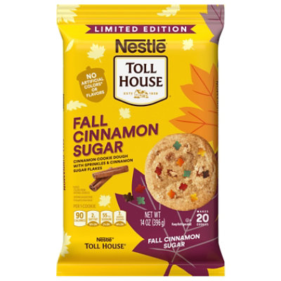 Nestle Toll House Fall Cinnamon Sugar Cinnamon Cookie Dough With Sprinkles & Cinnamon Sugar Flakes - 14 oz - Image 1