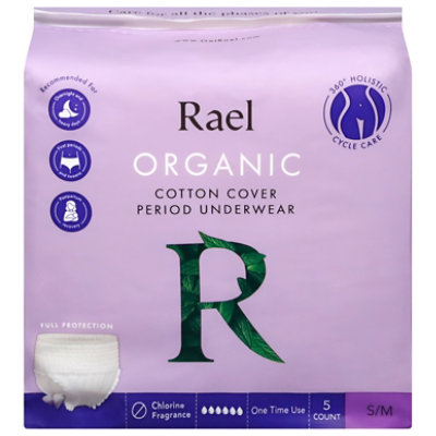 Rael Underwear Disposable Cotton S/m - 5 ea - Image 2