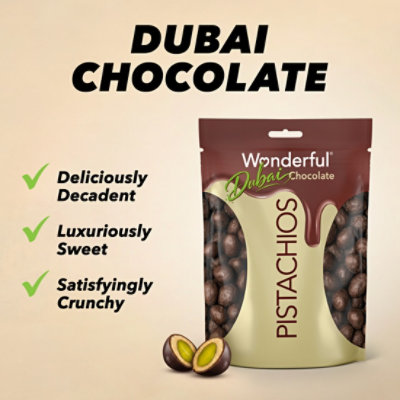 Wonderful Pistachios No Shell Dubai Chocolate 4oz - 4 OZ - Image 4
