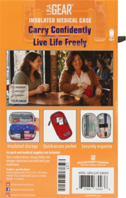 Insulated Medical Case Red - ea - Image 3