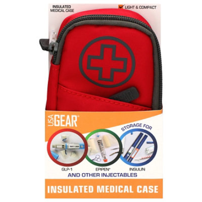 Insulated Medical Case Red - ea - Image 1