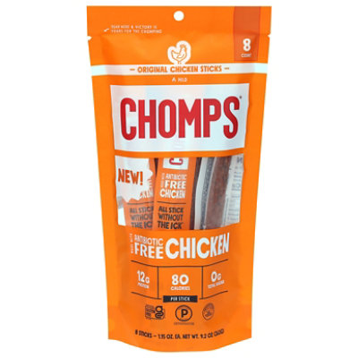 Chomps Stick Chkn Orig 8pc - 9.2 oz - Image 1