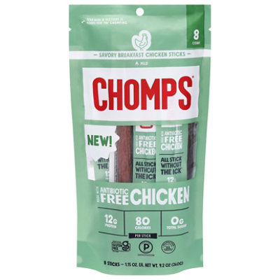 Chomps Stick Chicken Brkst 8pc - 9.2 oz - Image 1