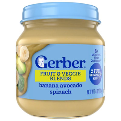 Us Gerber Banana Avocado Spinach 4 Oz Jar - 4 oz - Image 2