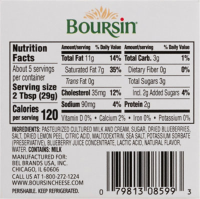 Bel Brands Boursin Blueberry & Meyer Lemon Cheese - 5.3 OZ - Image 5