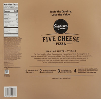 Signature Select Five Cheese Pizza 23.05 Oz - 23.05 OZ - Image 5