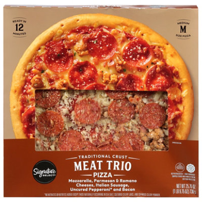 Signature Select Meat Trio Pizza 25.75 Oz - 25.75 OZ - Image 1
