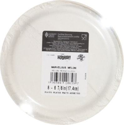 Marvelous Melon 7in Plate - 8 ct - Image 3