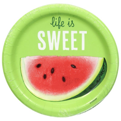 Marvelous Melon 7in Plate - 8 ct - Image 1