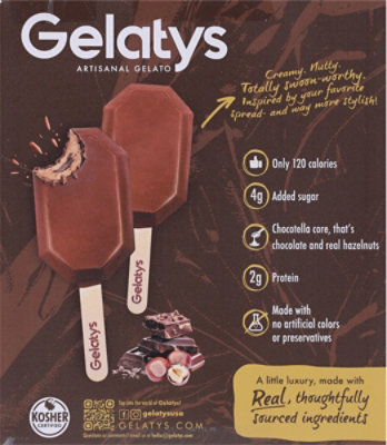 Gelatys Gelato Mini Choco Hazelnut 4ct - 6 fl oz - Image 5