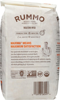 Rummo Pasta Protein Rigatoni - 14.1 oz - Image 5