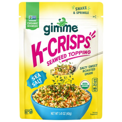 Gimme Seaweed Kcrisps Sea Salt - 1.41 oz - Image 2