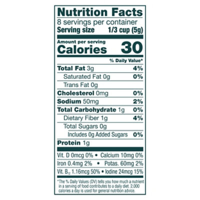 Gimme Seaweed Kcrisps Sea Salt - 1.41 oz - Image 3