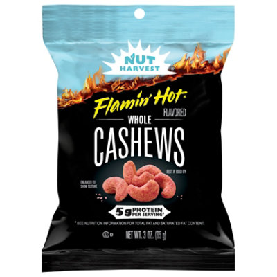 Nut Harvest Cashew Flamin Hot - 3 oz - Image 1