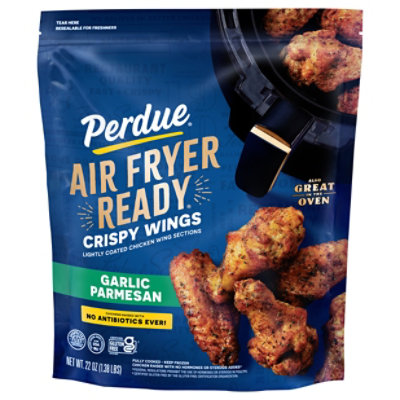 Perdue Air Fryer Ready Garlic Parmesan Crispy Chicken Wings 22oz - 22 OZ - Image 2