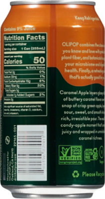 Olipop Caramel Apple Soda 12fz - 12 FZ - Image 5