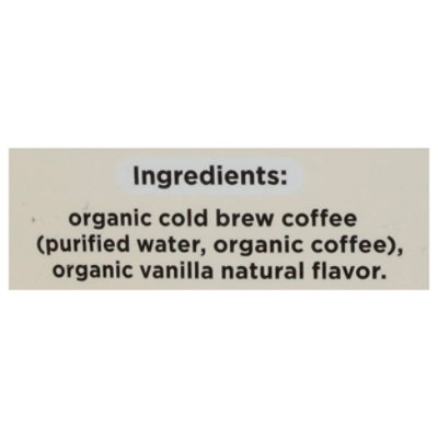 Pop And Bottle Coffee Cold Brew Vanilla Organic - 50 fl oz - Image 3