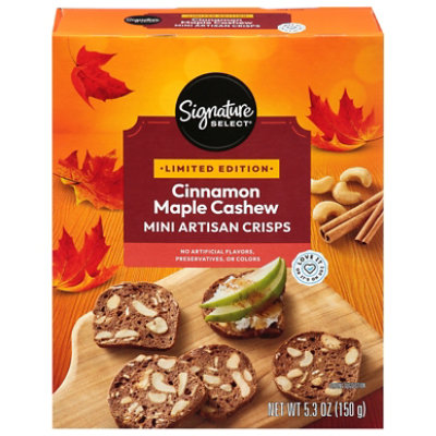 Signature Select Mini Artisan Crisps, Cinnamon Maple Cashew 5.3 Oz - 5.3 oz - Image 2