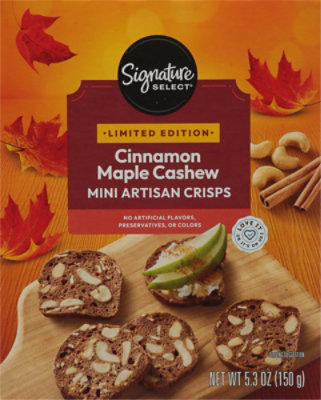 Signature Select Mini Artisan Crisps, Cinnamon Maple Cashew 5.3 Oz - 5.3 oz - Image 5