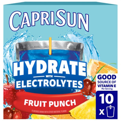 Capri Sun Hydrate With Electrolytes Flavored Drink With Other Natural Flavor - 1.77 LT - Image 1
