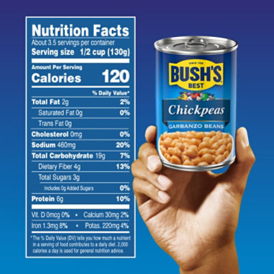 Bush's Chickpeas - 15.5 Oz - Image 3
