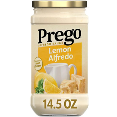 Prego Lemon Alfredo Sauce, 14.5 Oz Jar - 14.5 oz - Image 1