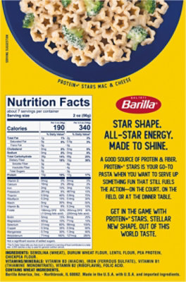Stars Protein+ Barilla 14.5oz Pasta Box Usa - 14.5 oz - Image 5
