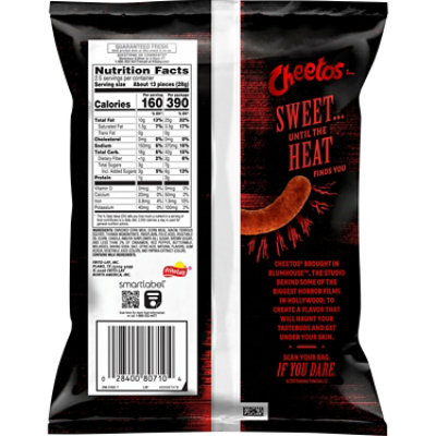 Cheetos Puffs Cheese Flavored Snacks Sweet Phantom Heat, 2.5 Oz - 2.5 oz - Image 4