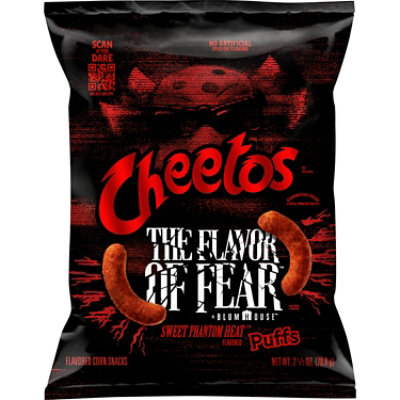Cheetos Puffs Cheese Flavored Snacks Sweet Phantom Heat, 2.5 Oz - 2.5 oz - Image 1