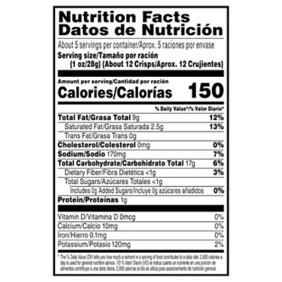 Pringles Wavy Crisps French Onion Dip Dippers 5.3oz - 5.3 oz - Image 3