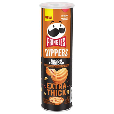Pringles Wavy Crisps Bacon Cheddar Dippers 5.3oz - 5.3 oz - Image 2