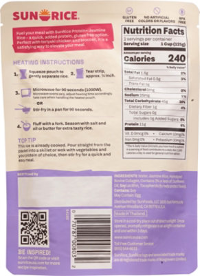 Sunrice Rice Jasmine Rice Protein Collagen - 8.8 oz - Image 5