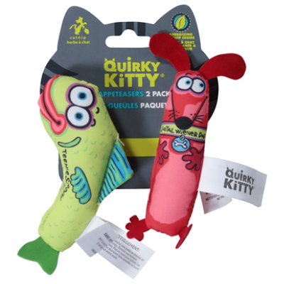 Qk Appeteasers Catnip Plush 2pk - 2 ct - Image 1