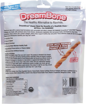 Dreambone Collayums Twists Made With Chicken And Peanut Butter - 20 ct - Image 4