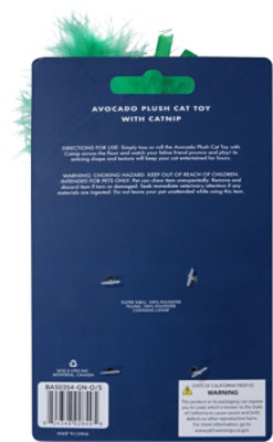 Bravebark Avocado Catnip Toy - Green - O/s - 1 ea - Image 3